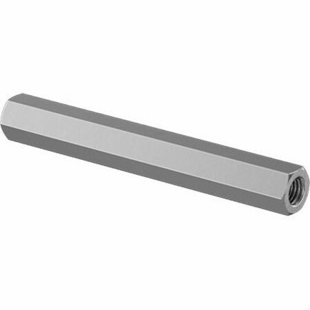 BSC PREFERRED Aluminum Turnbuckle-Style Connecting Rod 3 Overall Length 1/4-28 Internal Thread 8419K22